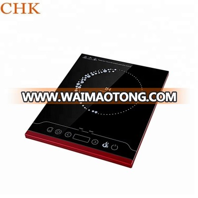 Red  Plastic Housing Materials Mini 60mm Induction Cooker/Cooktop with 28CM Soup  Pot Accessory