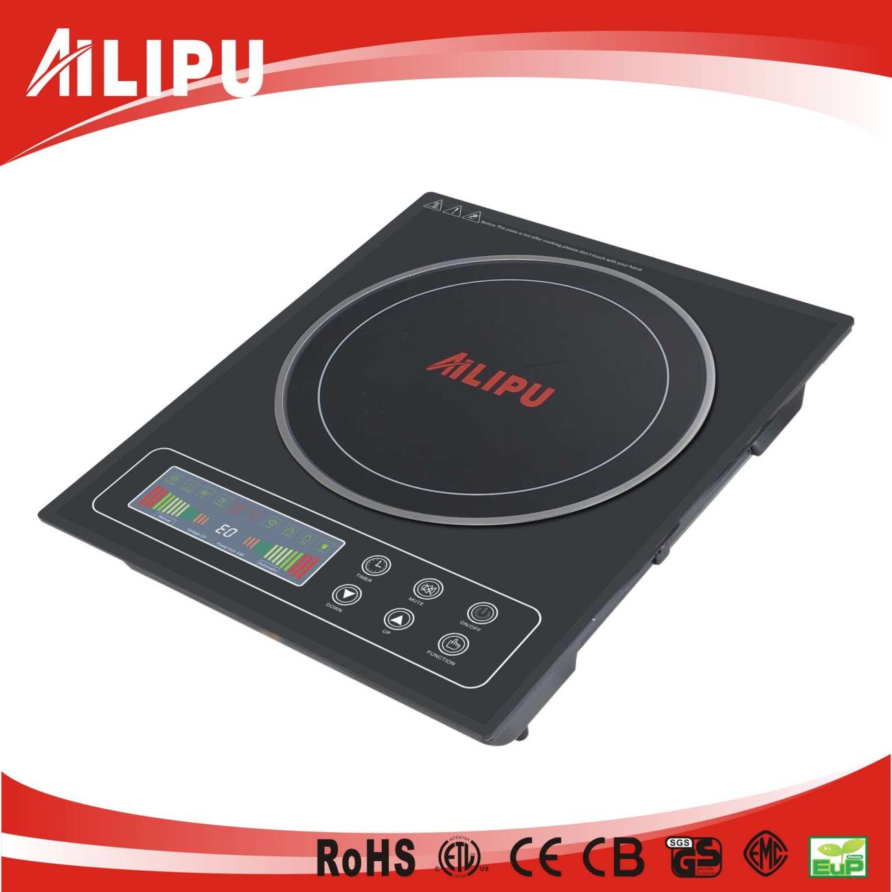 2017 Newest LCD Display Designed Induction Stove /Cooker /Cooktop